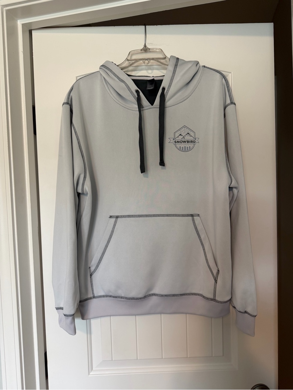 Ouray Light Gray Men's Pullover Hoodie